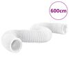 vidaXL Ilmanpoistokanava PVC 6 m &Oslash;20 cm