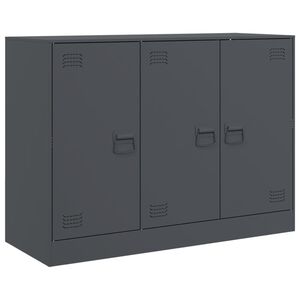vidaXL Senkki antrasiitti 99x39x73 cm ter&auml;s