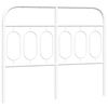 vidaXL Metallinen vaihtop&auml;&auml;ty valkoinen 120 cm