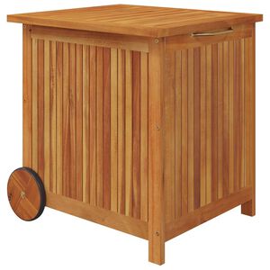 vidaXL Ulkos&auml;ilytyslaatikko py&ouml;rill&auml; 60x50x58 cm t&auml;ysi akasiapuu