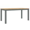 vidaXL Ruokap&ouml;yt&auml; PANAMA harmaa 160x80x75 cm t&auml;ysi m&auml;nty