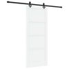 vidaXL Liukuovi ORKDAL 83 x 202 cm T&auml;ysi m&auml;nty valkoinen
