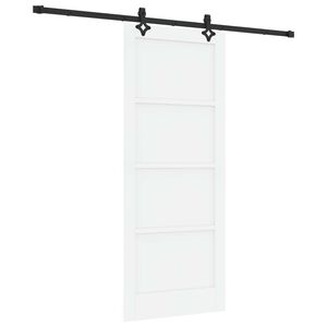 vidaXL Liukuovi ORKDAL 83 x 202 cm T&auml;ysi m&auml;nty valkoinen