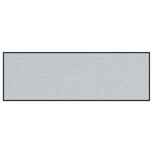 vidaXL Ovenmatto Harmaa ja musta 60 x 180 cm Polypropeeni ja vinyyli