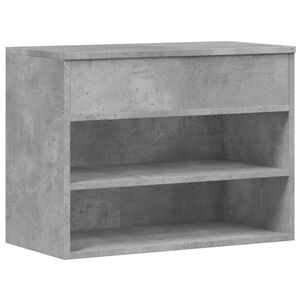vidaXL Kenkien s&auml;ilytyspenkki betoninharmaa 60x30x45 cm tekninen puu
