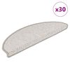 vidaXL Portaiden matot Itsekiinnittyv&auml; Sisal-Look 30 kpl 65x21x4 cm