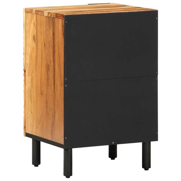 vidaXL Kylpyhuoneen allaskaappi hyllyll&auml; Tihe&auml; akasiapuu Tekninen puu