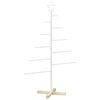 vidaXL Metallinen joulukuusi KUOPIO 125 cm Ter&auml;s valkoinen