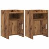 vidaXL Y&ouml;p&ouml;yd&auml;t 2 pcs Vanha puu 40 x 36 x 60 cm Tekninen puu