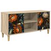 vidaXL TV-kaappi LOCHEM 102 x 33 x 50 cm Sonoma Tekninen puu
