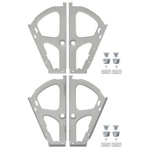 vidaXL K&auml;&auml;nnett&auml;v&auml; laatikkosarana 2 pcs Hopea 235 x 155 x 30 mm Rauta