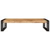vidaXL Kylpyhuoneshelf Ruskea 100 x 50 x 23 cm Kovan karkean mangopuun