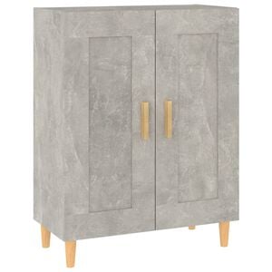 vidaXL Senkki betoninharmaa 69,5x34x90 cm tekninen puu