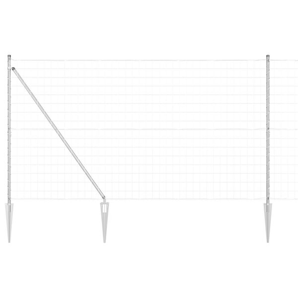 vidaXL Aita ja Tuki Hopea 1,6 x 10 m Ter&auml;s