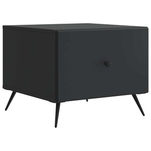 vidaXL Sohvap&ouml;yt&auml; laatikon kanssa Musta 49 x 50 x 40 cm Tekninen puu