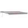 vidaXL Manuaalinen markiisin runko LED-valoilla 4 x 2 m