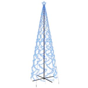 vidaXL Kartio joulukuusi 1400 sinist&auml; LED-valoa 160x500 cm