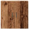 vidaXL Seinäkaappi vanha puu 60x31x60 cm tekninen puu