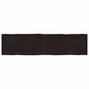 vidaXL P&ouml;yt&auml;levy t.ruskea 160x40x(2-4) cm t&auml;ysi puu el&auml;v&auml; reuna