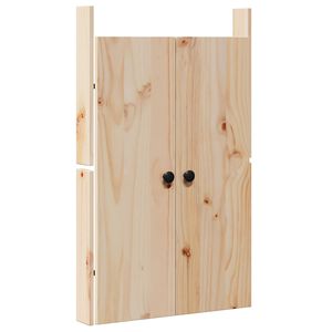 vidaXL Keitti&ouml;n ovi MEPPEL Ruskea tammi 50 x 9 x 82 cm T&auml;ysi M&auml;nty
