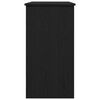 vidaXL Työpöytä musta 80x40x75 cm lastulevy