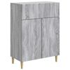 vidaXL Sivup&ouml;yt&auml; Harmaa sonoma 66 x 34,5 x 90 cm Tekninen puu