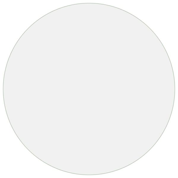 vidaXL Pöytäsuoja matta Ø 80 cm 1,6 mm PVC