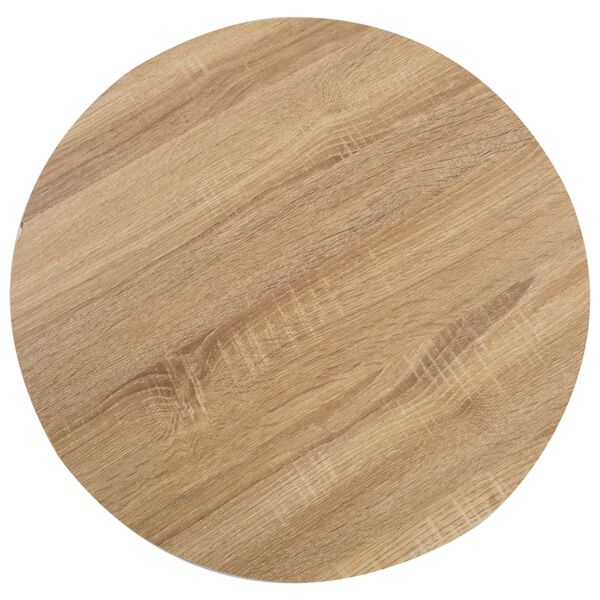 vidaXL Bistropöytä vaaleanruskea 50 cm MDF