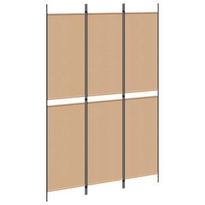vidaXL 3-paneeli huonejakaja Beige 150 x 220 cm Kangas