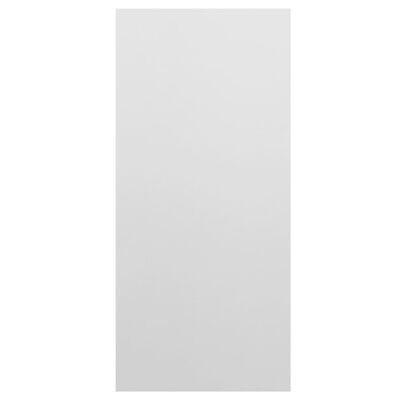 vidaXL Kirjahylly/senkki korkeakiilto valkoinen 66x30x130 cm lastulevy