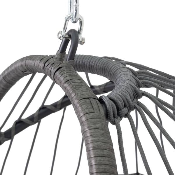 ProGarden Riipputuoli telineellä tummanharmaa