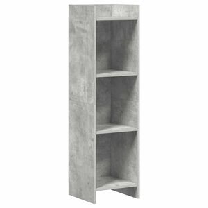 vidaXL Kirjahylly Betonin harmaa 30 x 30 x 111 cm Tekninen puu