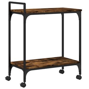 vidaXL Keitti&ouml;vaunu savutammi 60,5x31x72,5 cm tekninen puu