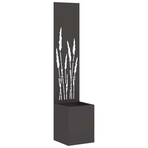 vidaXL Puutarhan yksityisyyden verho Viivakuvio Musta 32 x 32 x 150 cm