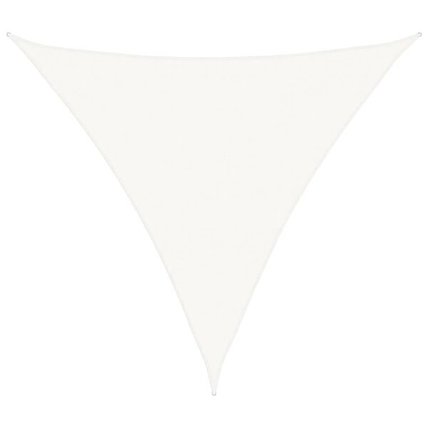 vidaXL Aurinkopurje 160 g/m&sup2; valkoinen 6x6x6 m HDPE