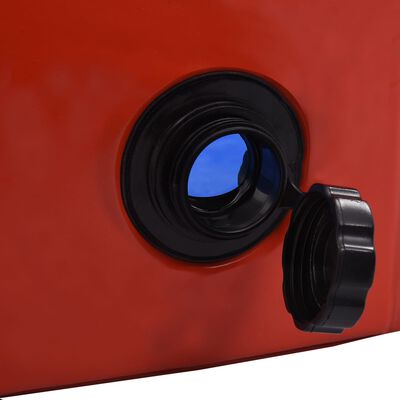 vidaXL Kokoontaitettava koiran uima-allas punainen 80x20 cm PVC