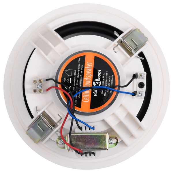 vidaXL Upotettavat sein&auml;kaiuttimet diskanttikaiuttimilla 2 kpl 240 W