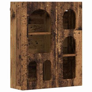 vidaXL Henkarikaappi ELST Vanha puu 59 x 20 x 71,5 cm Tekninen puu