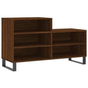 vidaXL Kenk&auml;kaappi ruskea tammi 102x36x60 cm tekninen puu