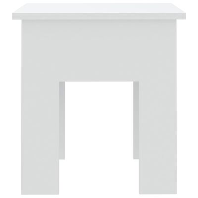 vidaXL Sohvapöytä valkoinen 40x40x42 cm lastulevy