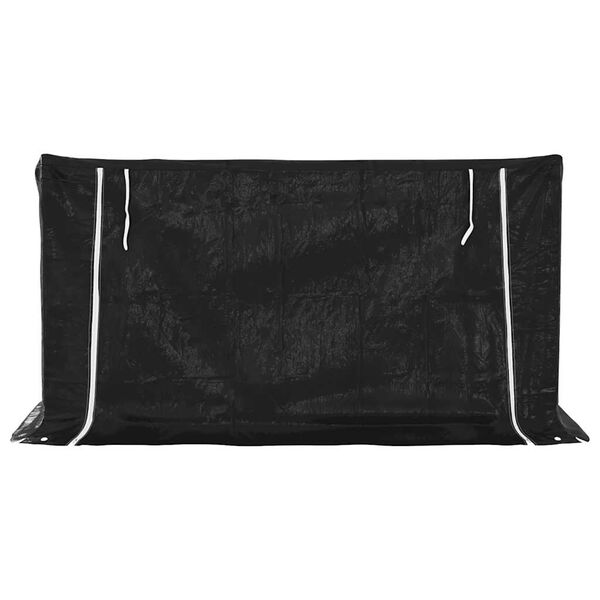 vidaxL Polttopuuteline sadesuojalla 200,5x100,5x110,5 cm