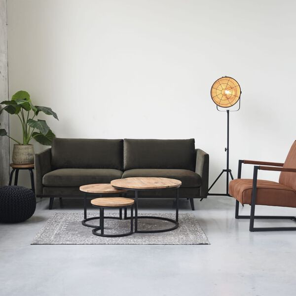 LABEL51 Jakkara Delhi 37x37x47 cm harmaa