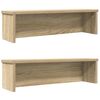 vidaXL Keitti&ouml;telineet Pinottavat 2 kpl Sonoma Oak 50x15x16 cm