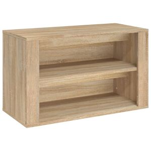 vidaXL Kenk&auml;teline Sonoma-tammi 75x35x45 cm tekninen puu