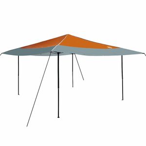 vidaXL Katos teltta 395 x 395 x 251 cm Oranssi kangas