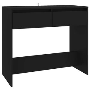 vidaXL Konsolip&ouml;yt&auml; musta 89x41x76,5 cm ter&auml;s