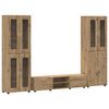 vidaXL TV-tasosetti FLORIN 3 pcs Artisan tammi Tekninen puu