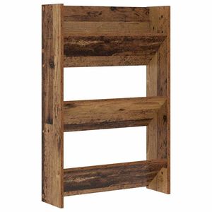 vidaXL Kenk&auml;kaappi 60 x 18 x 90 cm Tekninen puu Vanha puu
