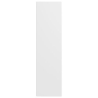 vidaXL Kirjakaappi valkoinen 36x30x114 cm lastulevy