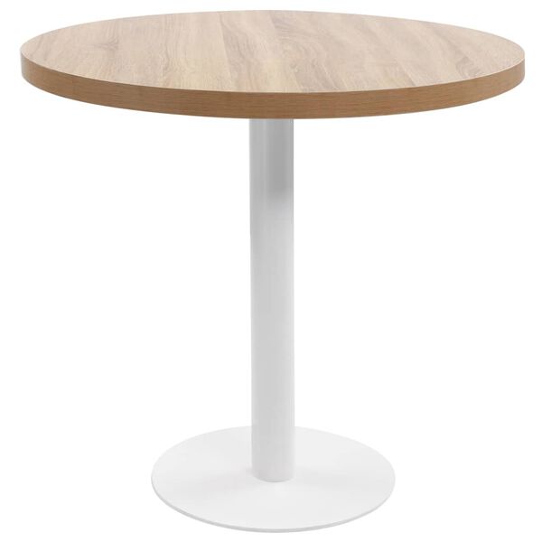 vidaXL Bistrop&ouml;yt&auml; vaaleanruskea 80 cm MDF